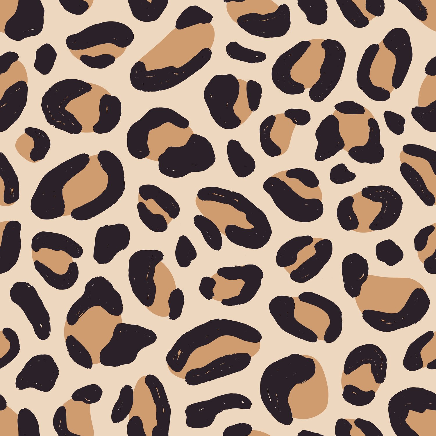 Seamless Leaopard Print Pattern